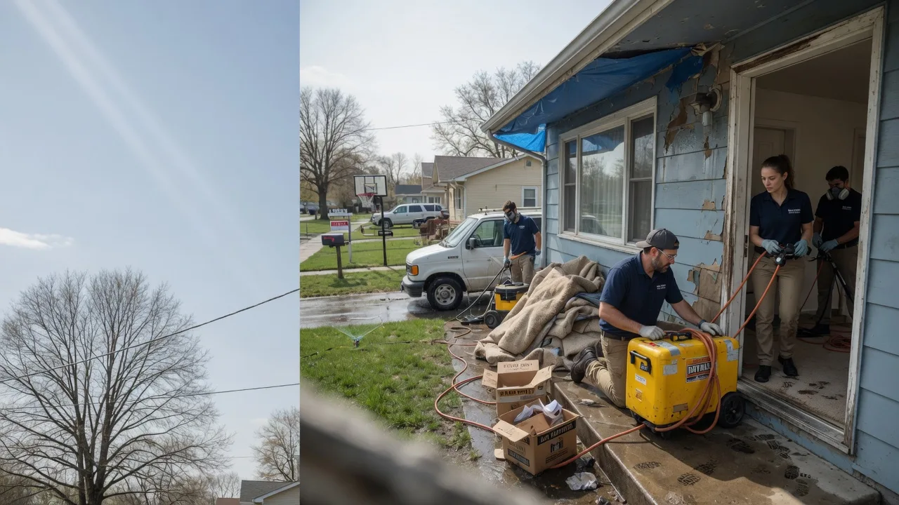 Basement Flood Cleanup in Crawford, OK near me